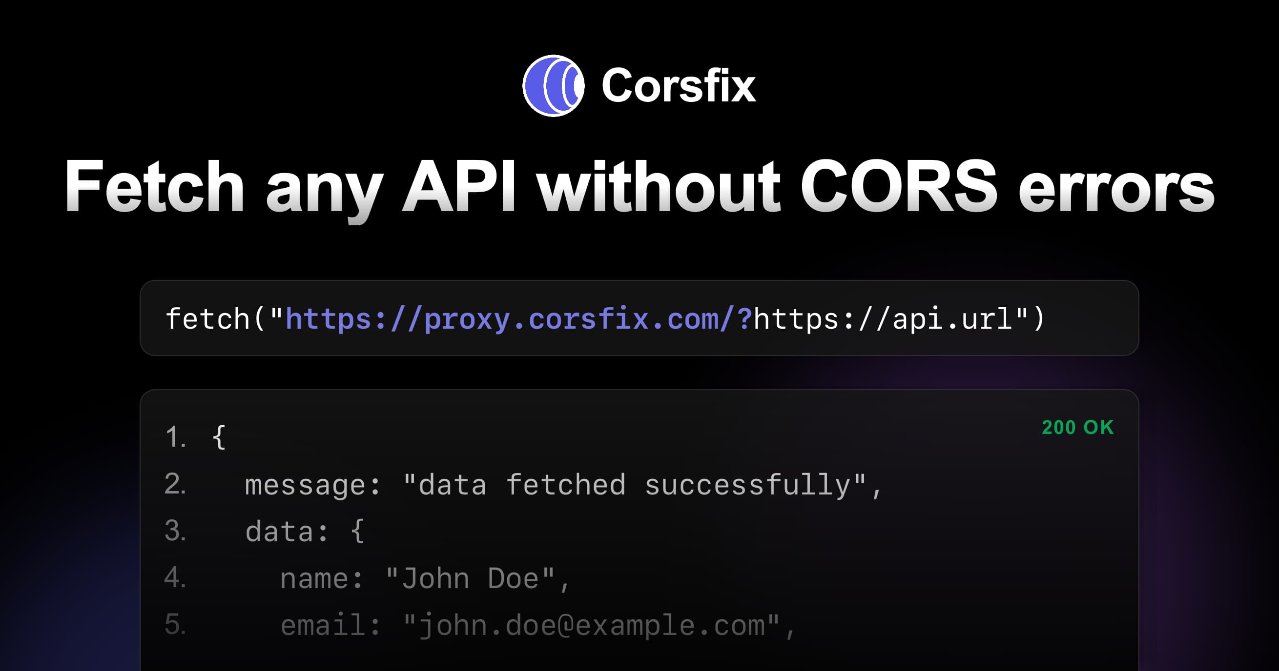 Corsfix CORS proxy